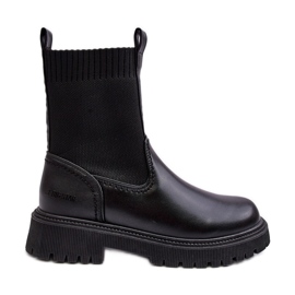 Stivali piatti neri Big Star MM2745432 nero