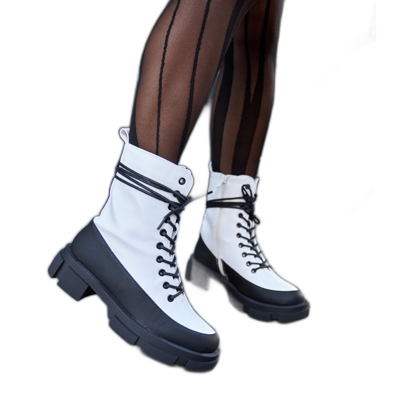 Lavoratori Apodaca isolati bianchi e neri bianca