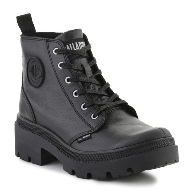 Scarpe Palladium Pallabase Pelle 96905-001-M nero