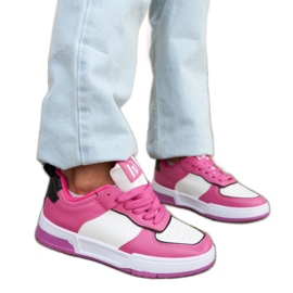Inna Barrette TA-503 Sneakers fucsia bianche e viola bianco