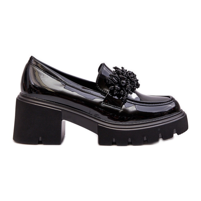WS1 Scarpe Da Donna In Vernice Con Decorazione Renesma Nera nero