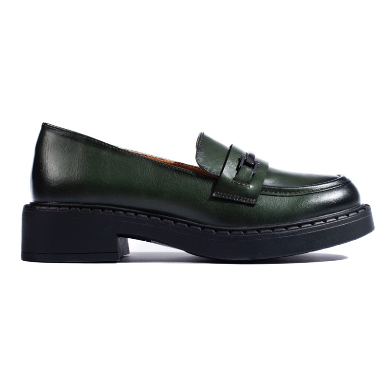 W. Potocki Scarpe da donna verde scuro di Potocki