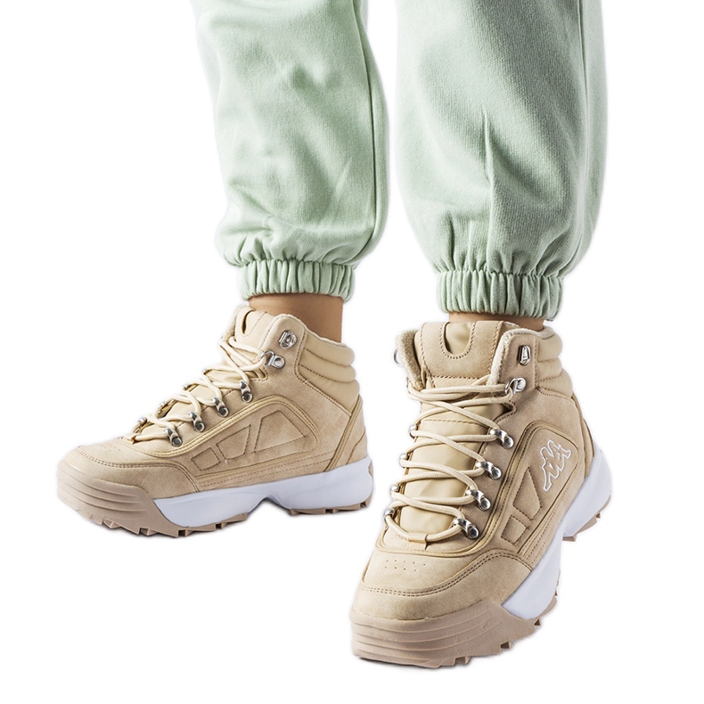 Scarpe alte calde beige Kappa 242968 Shivoo