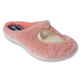 Ciabatte da donna Inblu 155D148 rosa con applicazione oro