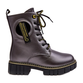 News Stivali Trapper isolanti per bambini Grigi Iomare grigio