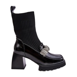 S.Barski Stivaletti Con Tacco Alto da Donna D&amp;A MR870-41 Nero