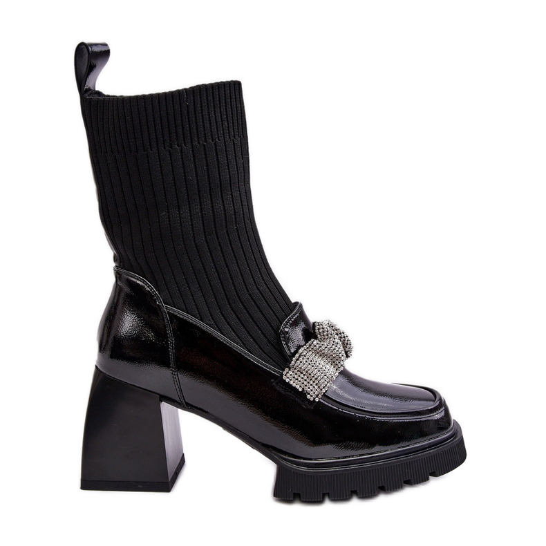 S.Barski Stivaletti Con Tacco Alto da Donna D&amp;A MR870-41 Nero