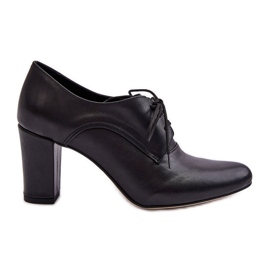 PA2 Scarpe con tacco alto in pelle Mavitte nera nero