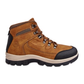 PE1 Scarpe da trekking isolate Camel Dysasha da uomo marrone