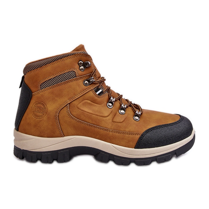 PE1 Scarpe da trekking isolate Camel Dysasha da uomo marrone