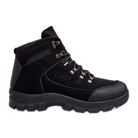 PE1 Scarpe da trekking isolanti da uomo nere Dysasha nero