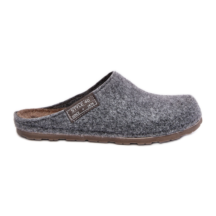 Scarpe Home Pantofole da Uomo Inblu CR000015 Grigio