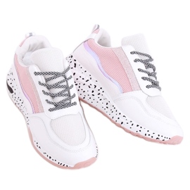 Scarpe sportive da donna Milano Pink bianco