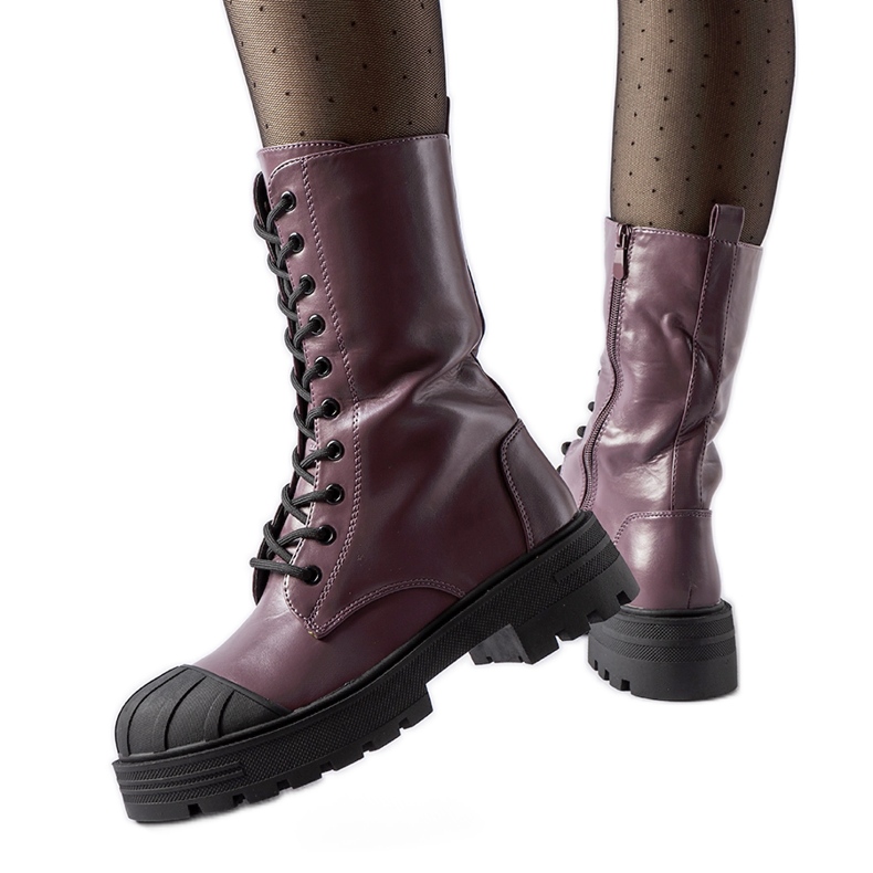 Operai Cardinale isolati viola