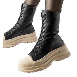 Scarpe isolanti nere con suola spessa Giselda nero