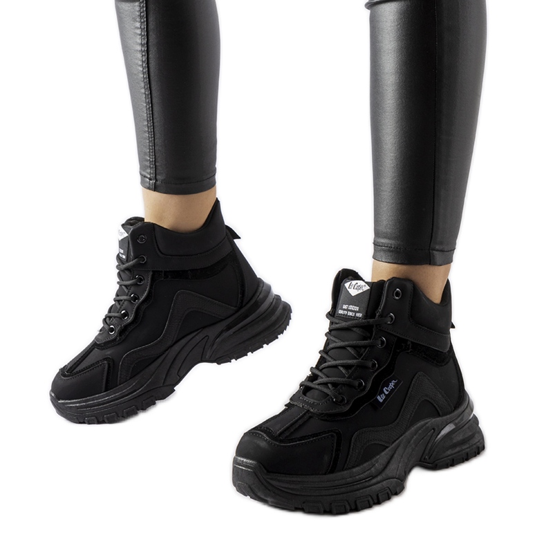 Stivali neri Lee Cooper LCJ-23-44-1976L nero