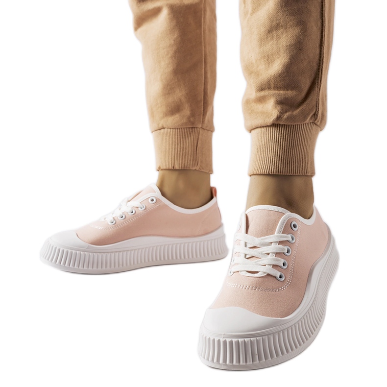 Sneakers platform Collepepe rosa