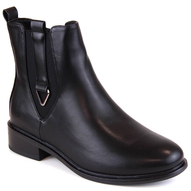 Stivaletti Chelsea neri isolanti da donna Filippo DBT4813 nero
