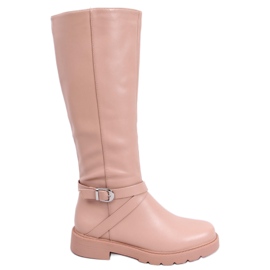 Stivali da equitazione da donna Khia Nude beige