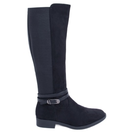 Stivaletti con tomaia flessibile Barrow Black nero