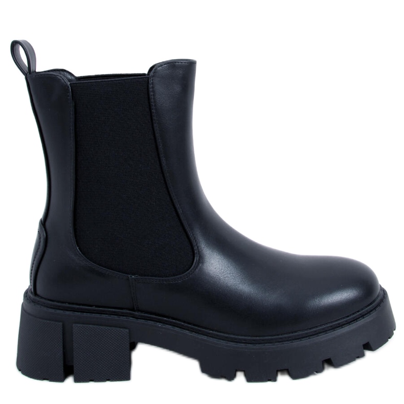 Stivaletti Chelsea alti di Rumer Black nero