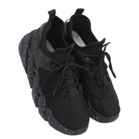Scarpe sportive a calzino Indu Black nero