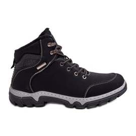 Mckeylor Scarponi da trekking isolanti da uomo neri Raisah 19455 nero