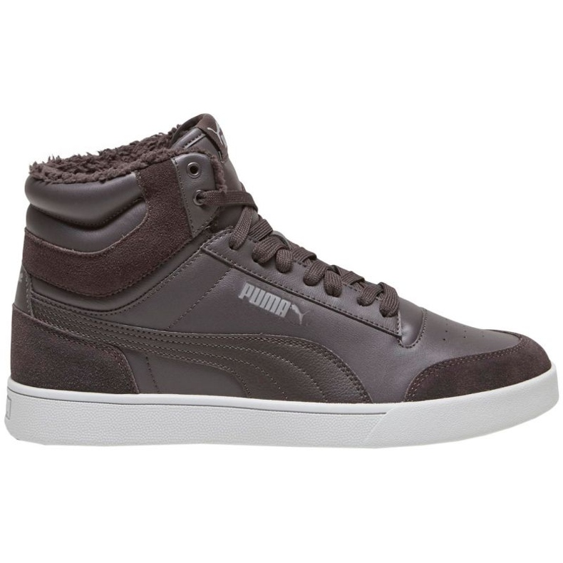 Scarpe basse Puma Shuffle Mid Fur 387609 03 marrone