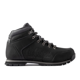 Scarpe in pelle nera Lee Cooper LCJ-21-01-0705M nero