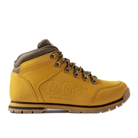 Scarpe in pelle gialla Lee Cooper LCJ-21-01-0706M giallo