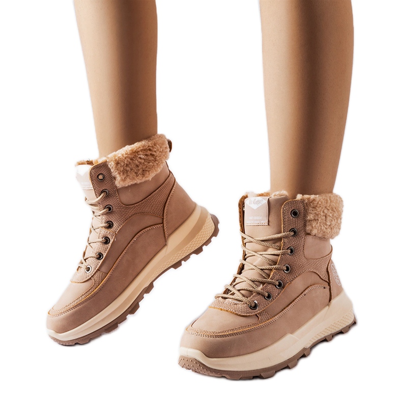 Stivali beige Lee Cooper LCJ-22-44-1363L