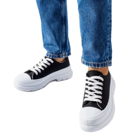 Sneakers nere con suola sportiva Bettole nero