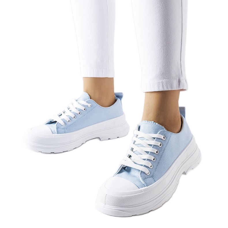 Sneakers blu con suola sportiva Bettole