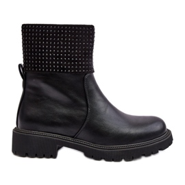 WJ2 Stivali Bassi Da Donna Con Decorazione, Zanidite Nera nero