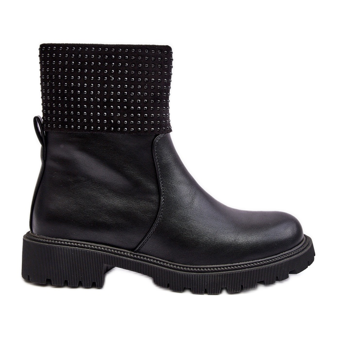 WJ2 Stivali Bassi Da Donna Con Decorazione, Zanidite Nera nero