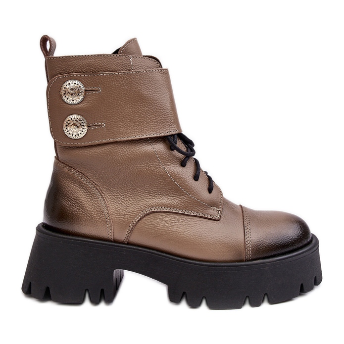 Stivali da lavoro in pelle da donna Lemar Anceria beige