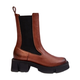 Stivaletti Chelsea da Donna Laura Messi 2693/229 Marrone