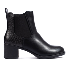 Stivaletti neri eleganti Shelovet nero