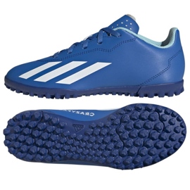 Scarpe da calcio adidas X Crazyfast.4 Tf Jr IE4067 blu