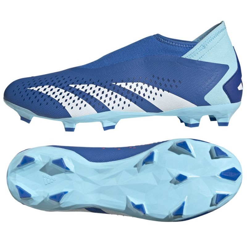 Scarpe da calcio Adidas Predator Accuracy.3 Ll Fg M GZ0019 blu