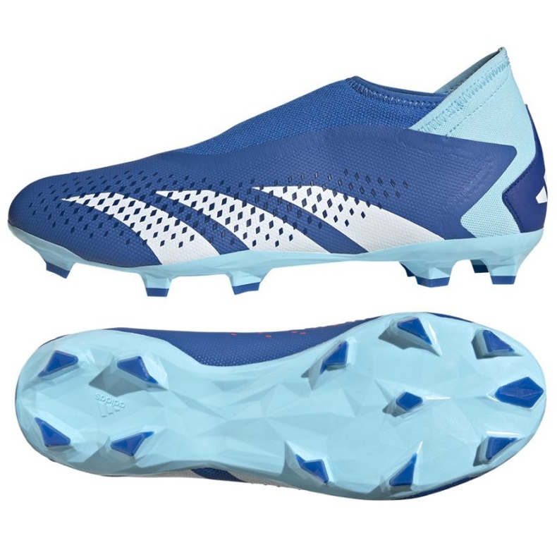 Scarpe da calcio Adidas Predator Accuracy.3 Ll Fg GZ0019 blu