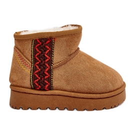 Stivali da neve isolati Camel Leonora per bambini marrone
