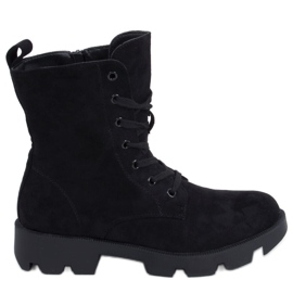 Stivali da lavoro in camoscio Pansy Black nero