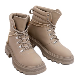Stivali da cacciatore di albicocca Hudson beige
