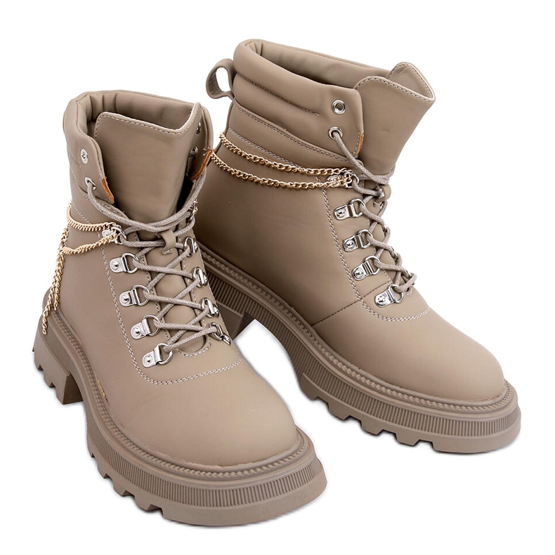 Stivali da cacciatore di albicocca Hudson beige