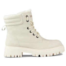 Scarponi da trekking da donna isolanti beige