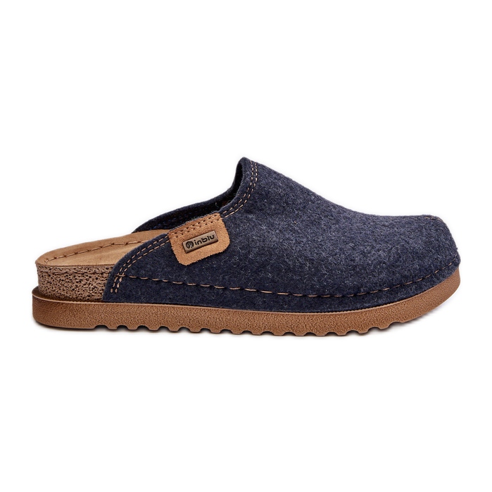 Scarpe da casa da donna Inblu DJ000010 Pantofole Blu navy