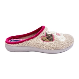 Ciabatte Infradito Home da Donna Con Orsetto Inblu EC000095 Beige
