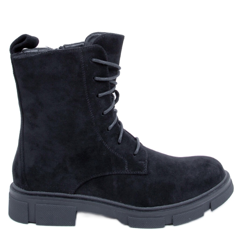 Zoe Black lavoratrici allacciate nero