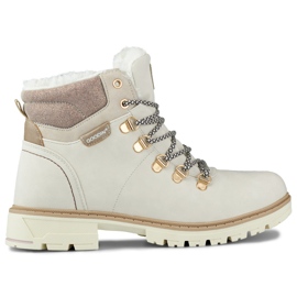Stivali isolanti beige da donna